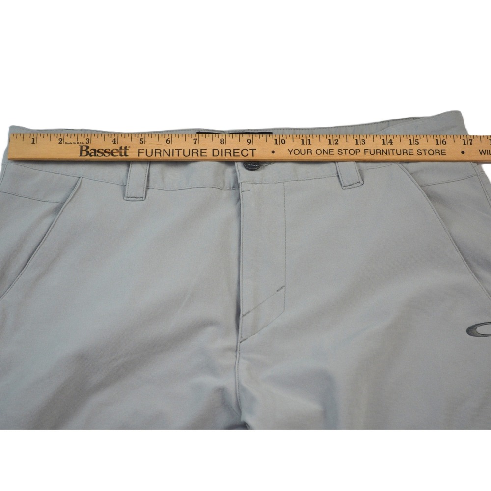 Oakley Mens Performance Golf Pants Gray 34W 34L Stretch Straight Leg Activewear - Picture 10 of 12